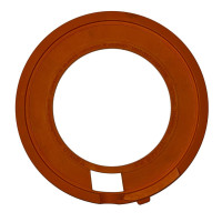 ANEL SOJA TITANIUM LARANJA CLARO - 4MM REB 1MM ANEL SOJA TITANIUM LARANJA CLARO - 4MM REB 1MM